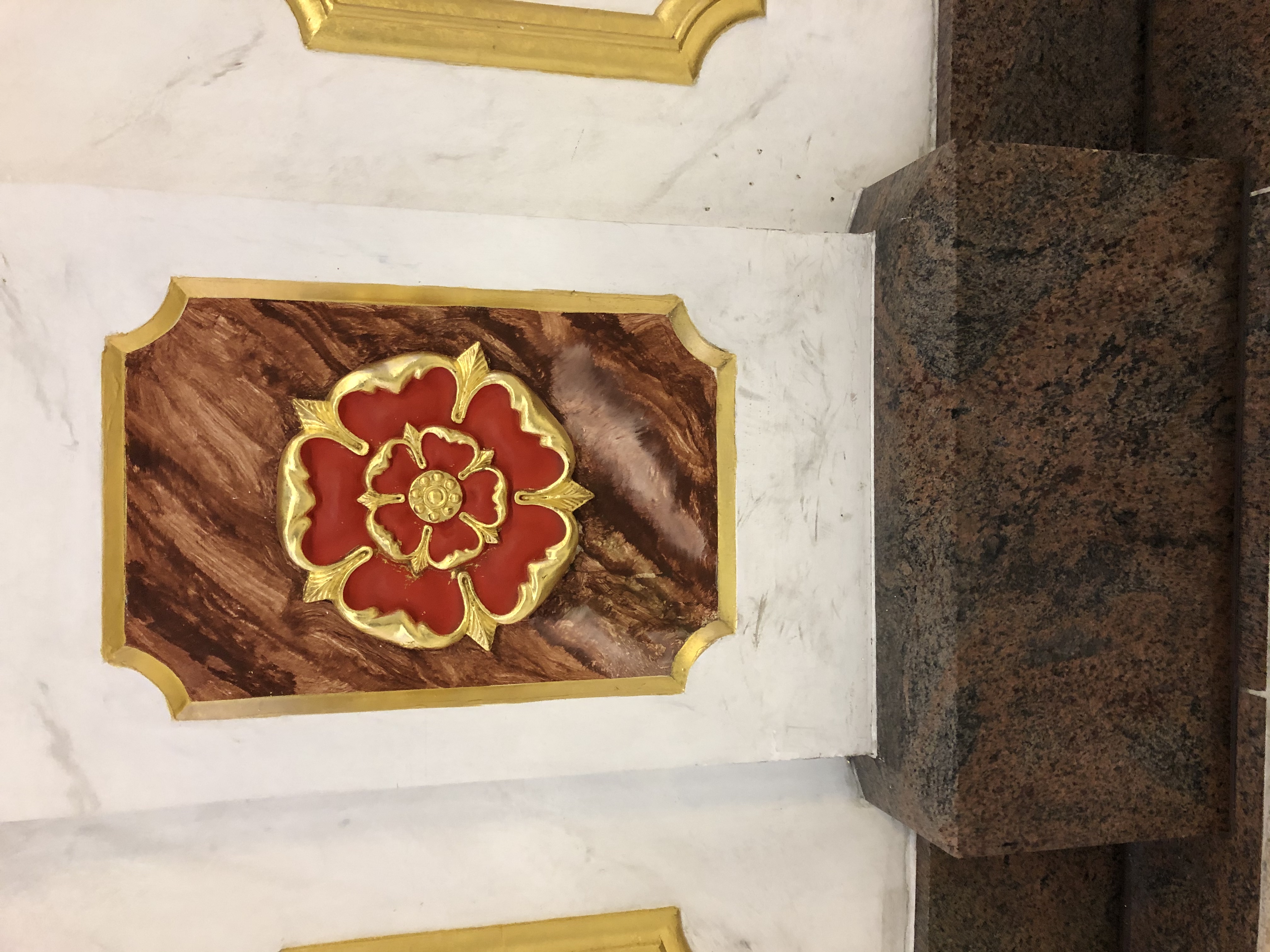 Gold leaf gilding on commercial link bridge ornament